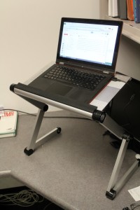Furinno A6 on desk (Medium)